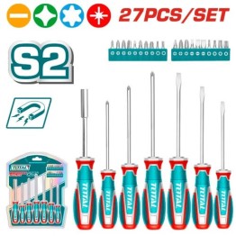 Juego de Destornilladores Total 27 pcs