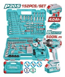 LLAVE DE IMPACTO 500NM  CON KIT DE HERRAMIENTAS 152PCS