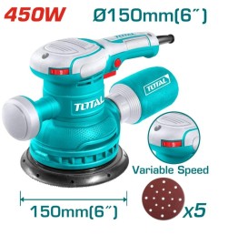 LIJADORA ROTATIVA TOTAL  450W