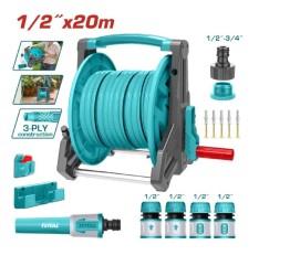 Kit  Manguera  1/2 De 20mts Total  Con Carrete