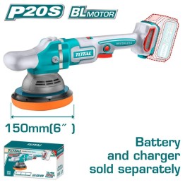 PULIDORA INALAMBRICA 20V TOTAL S/BAT