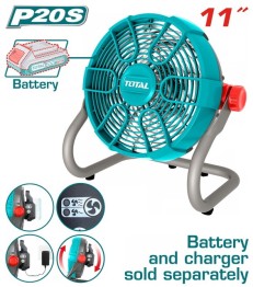 Ventilador a Batería Total  28cm 20V (SIN BAT)