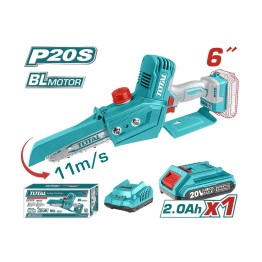 MOTOSIERRA MINI A BATERIA 20V BL 15CM (6 PULG) - BAT/CAR  TOTAL