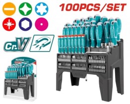 JUEGO DE DESTORNILLADORES 100PCS TOTAL
