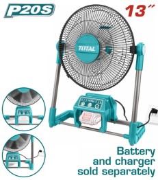 Ventilador a Batería Total  33cm 20V (SIN BAT)