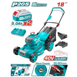 CORTA CESPED A BATERÍA TOTAL LI-ION 40V TOTAL-