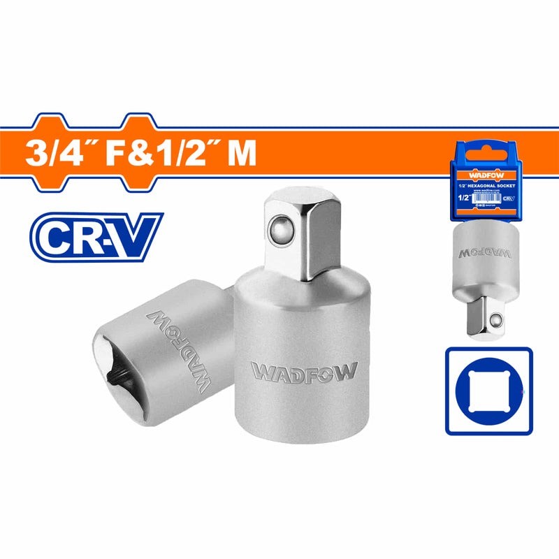 ADAPTADOR DE TUBOS DE 3/4 a 1/2 " WADFOW