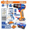 Thumbnail Taladro Inalambrico Percutor 62NM con Set de herramientas de 119 piezas0