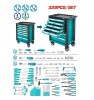 Set de Herramientas Carrito Total 6 Comp. 328pzs