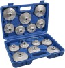 KIT DE SACA FILTRO DE ACEITE 15PCS