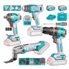 COMBO Taladro Percutor 66nm + Llave de Impacto + Pistola de calor + Herramienta Multif. Total