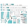 Set de Herramientas Carrito Total 6 Comp. 328pzs