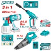 COMBO 20V PISTOLA PINTAR + LAVADORA + ASPIRADORA 2X2.0AH + ACC EDICION LIMIT.
