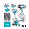 COMBO KIT Llave de Impacto 1750Nm + Amoladora 1000wMax + Linterna + Accesorios